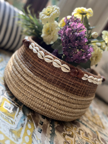 Bohemian Planter With Shells