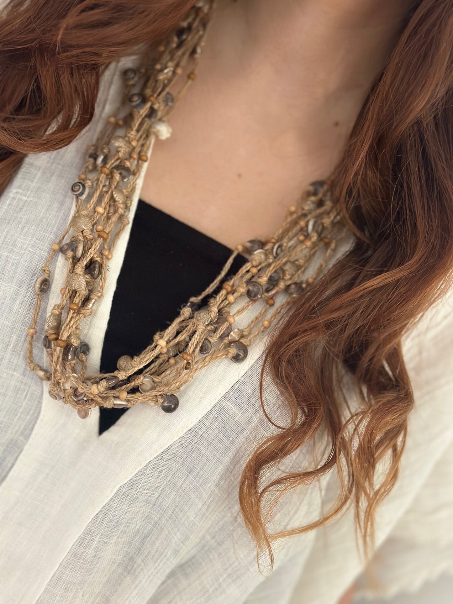 Boho Jute Neckpiece