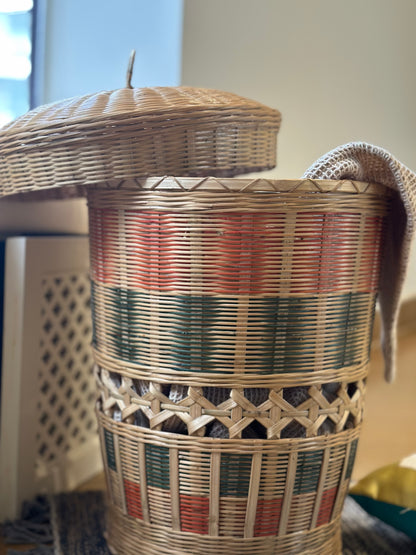 Ringaal Bamboo Basket with a cover