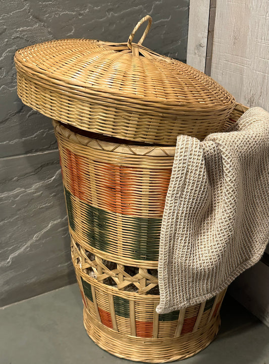 Ringaal Bamboo Basket with a cover