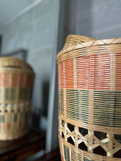 Ringaal Bamboo Basket with a cover